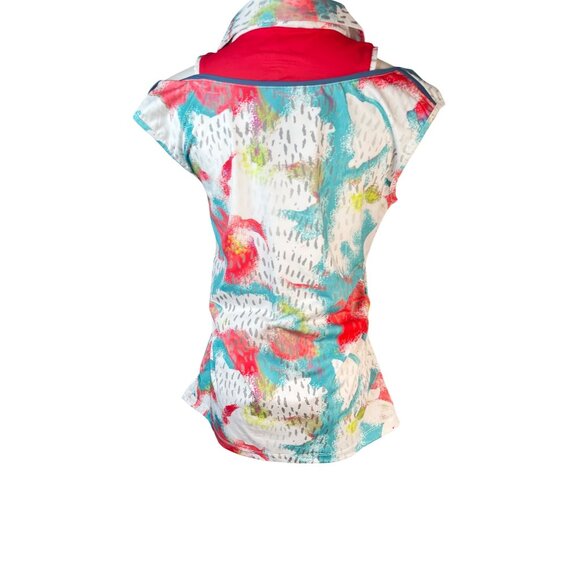 2/$30 NWT SwingDish Medium Sleeveless Golf Shirt UV Protection Breathable - Picture 3 of 16